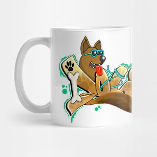 Graffiti Style Dogs Mug